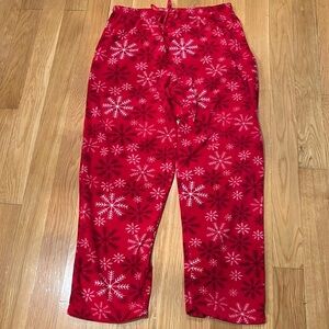 KATHRYN women’s winter fleece pajama bottoms size large.